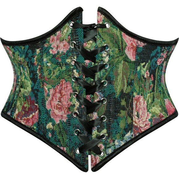 floral corset belt